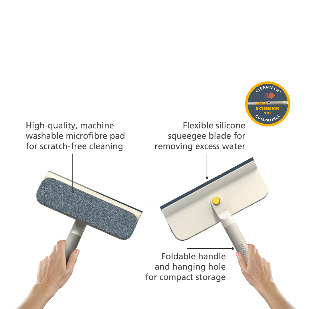 อุปกรณ์เช็ดกระจก 2-IN-1 JOSEPH JOSEPH รุ่น CLEANTECH N6500014_6